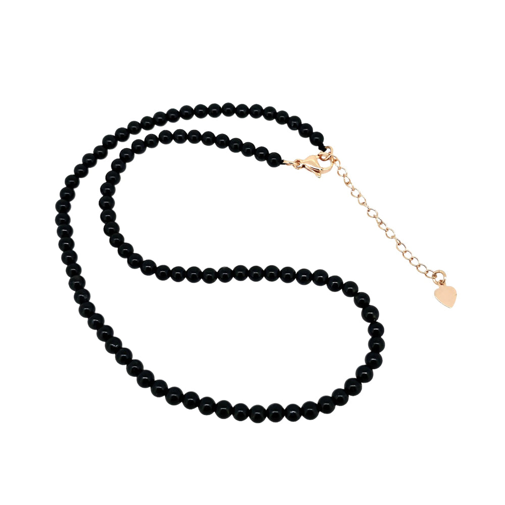 Black Agate Choker Necklace