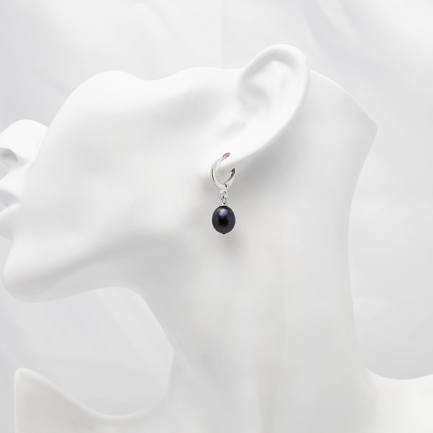 Handmade 8–9mm Freshwater Pearl Drop Earrings for Women Girls – Timeless Elegance, Effortless