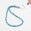 Womens 4mm Blue Gemstone Choker