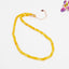Womens 4mm Yellow Gemstone Choker