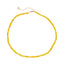 Womens Yellow Gemstone Choker 4mm