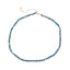Womens Blue Phosphorus Gemstone Choker 4mm