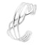 Womens Handmade 925 Sterling Silver Plain Polished Bangle