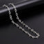 Womens Silver Heart Links Chain Necklace | 925 Silver Italian Chain Necklace for Women Girls Heart Design