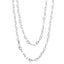 Womens Silver Heart Links Chain Necklace | 925 Silver Italian Chain Necklace for Women Girls Heart Design