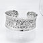 Women's 925 Sterling Silver Wide Bangle Bracelet