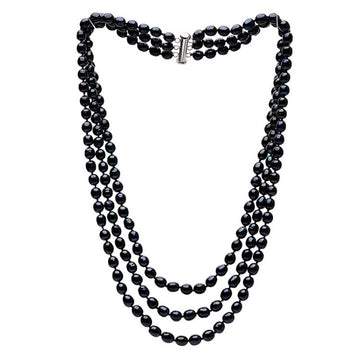 black pearl Necklace for women