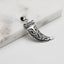 Mens Celtic Viking Horn 925 Sterling Silver Pendant