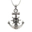 anchor Ship Wheel Pendant Chain Necklace