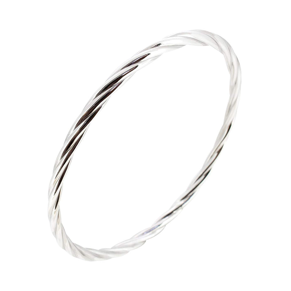 silver bangle for women girls