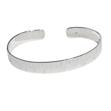 Sterling Silver Cuff Bracelet 9mm Classic Statement Bangle
