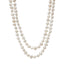 white pearl necklace long