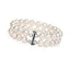 Womens White Freshwater Pearl Bracelet