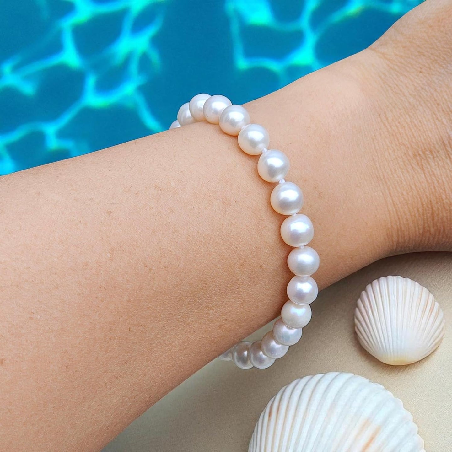 womens pearl bracelet