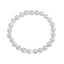 Handmade 8-9mm White Freshwater AA Grade Pearl Stretchy Bracelet for Women