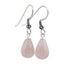 rose quartz earrings