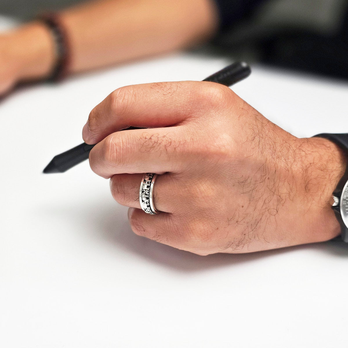 Elephant Spinning Ring For Men