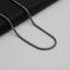 Mens, Womens Heavy 3.4mm Oxidised Silver Snake Chain Necklace 925 Sterling Silver
