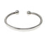 Solid Sterling Silver Torque Bangle for Men