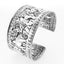 elephant silver cuff bangle for women girls