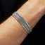 mens silver cuff