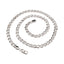 womens Silver Mariner Chain Necklace 60cm