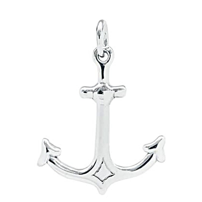 anchor silver pendant for men seaman