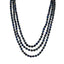 Black Long Pearl Necklace for Women