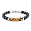 brown tiger's eye bracelet for men