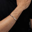 Mens Silver Torque Bangle | Heavy Solid 925 Sterling Silver Cuff Bracelet For Men