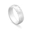 hammered silver ring for men women girls