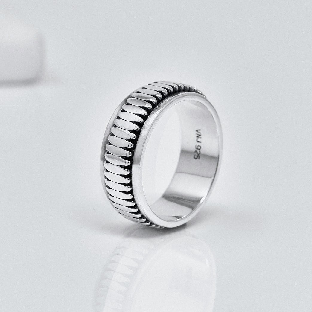 Sterling Silver Celtic Spin Ring