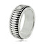 Mens Celtic Spinner Ring 8.5MM Solid 925 Sterling Silver