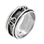 Om Aum Silver Spinning Ring for men