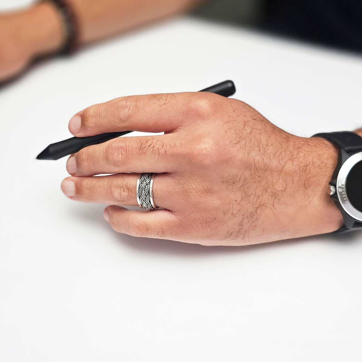 Sterling Silver Celtic Braided Ring