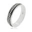 Womens Celtic Spinning Ring Silver