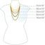 Five-Strand Turquoise Gemstone Beaded Necklace Chunky Statement Necklace for Women