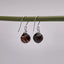 Gorgeous Womens Handmade Natural Brown Agate Dangle Drop Earrings