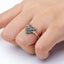 Classic Womens Wolf Head Ring 925 Sterling Silver