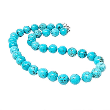 Blue turquoise necklace