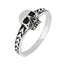 Womens 925 Delicate Sterling Silver Skull Ring