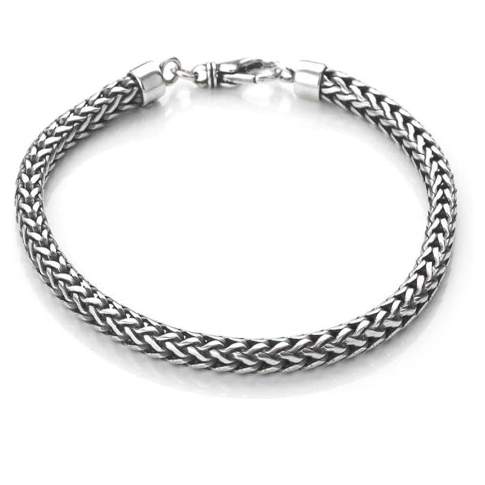 Mens Iconic Bali Style Chain Bracelet | 925 Sterling Silver Bracelet