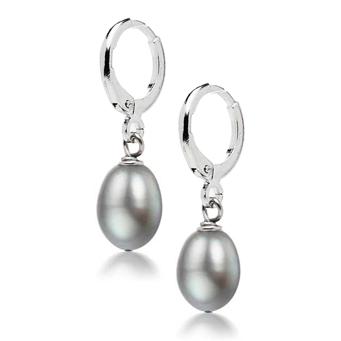 Handmade 8–9mm Freshwater Pearl Drop Earrings for Women Girls – Timeless Elegance, Effortless