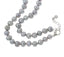 pearl necklace grey