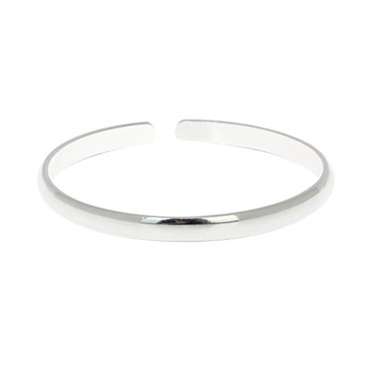 sterling silver solid bangle men and women