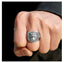 lion silver ring for men