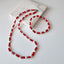 red coral necklace bracelet set