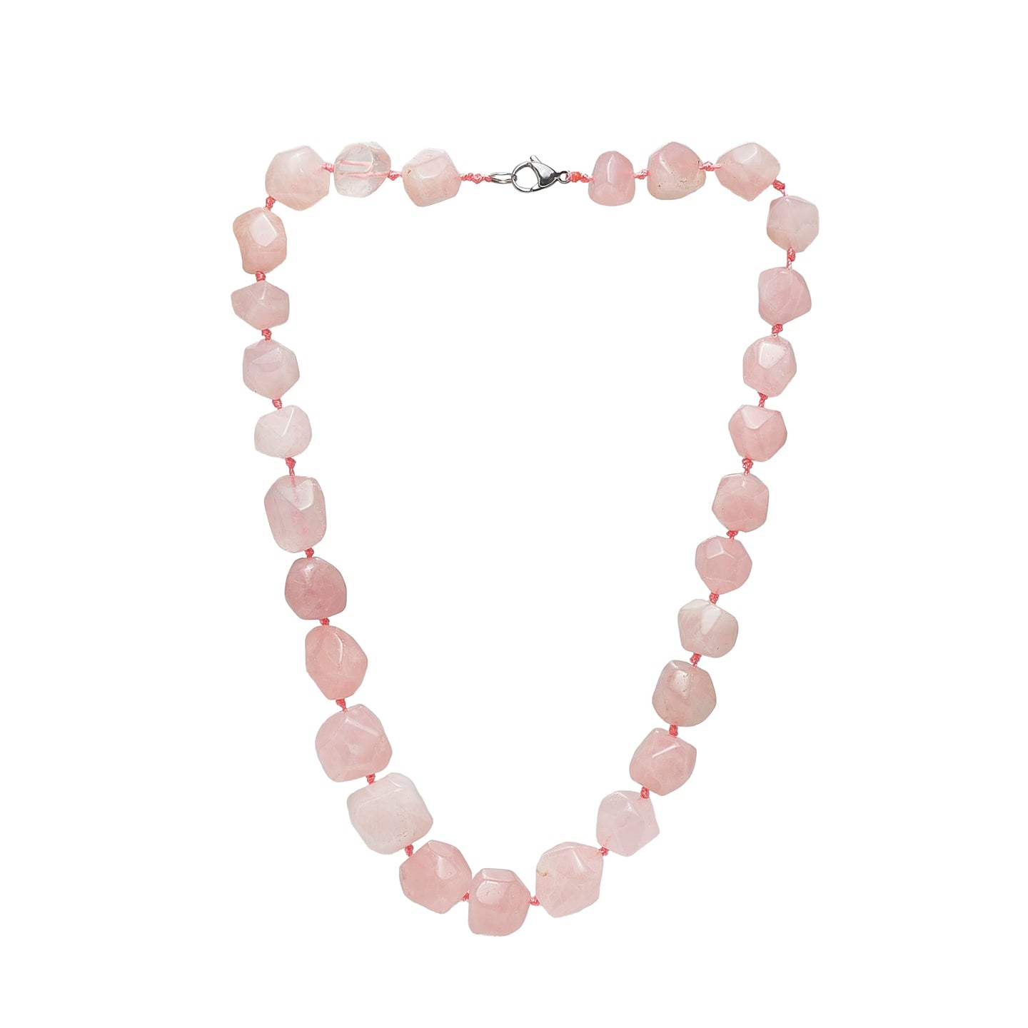 rose quartz necklace for women