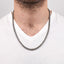 mens silver necklace