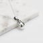 Silver Boxing Glove Charm Necklace